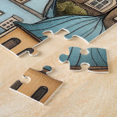 プラハ・チェコへの旅行 ジグソーパズル (側面)