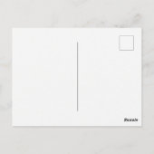 プラハ・チェコへの旅行 ポストカード (裏面)