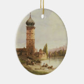 プラハ、チェコスロバキア セラミックオーナメント (右)