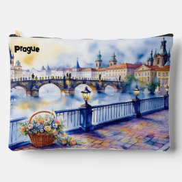 プラハ – チェコ共和国の水彩画のスケッチ | アクセサリーポーチ