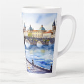 プラハ – チェコ共和国の水彩画のスケッチ | カフェラテマグ (右)