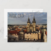 プラハ，チェコ共和国はがき ポストカード (正面/裏面)