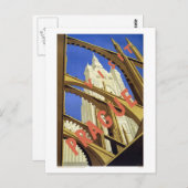 プラハ・チェコ共和国を訪れる ポストカード (正面/裏面)