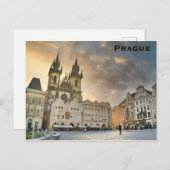 プラハ・チェコ共和国オールドタウン旅行写真 ポストカード (正面/裏面)