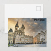 プラハ・チェコ共和国オールドタウン旅行写真 ポストカード (正面/裏面)