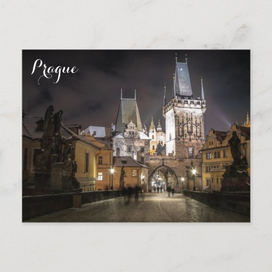 プラハ・チェコ共和国オールドタウン旅行写真 ポストカード (正面)