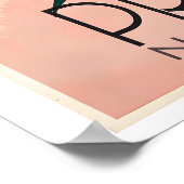 プラハ チェコ共和国 ヴィンテージ トラベル ポスター (角)
