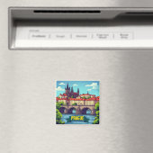 🧲 プラハ チェコ共和国 旅行記念品 トリップ用 マグネット (インサイチュ (食洗機))