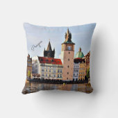 プラハ，チェコ， クッション (裏面)