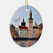 プラハ，チェコ， セラミックオーナメント (右)