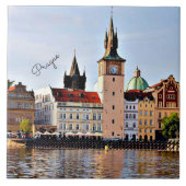 プラハ，チェコ， タイル (正面)