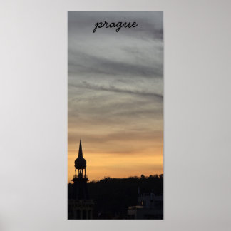 プラハ – チェコ ポスター