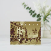 プラハ，チェコ ポストカード (スタンド正面)