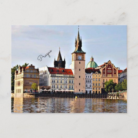 プラハ，チェコ ポストカード (正面)