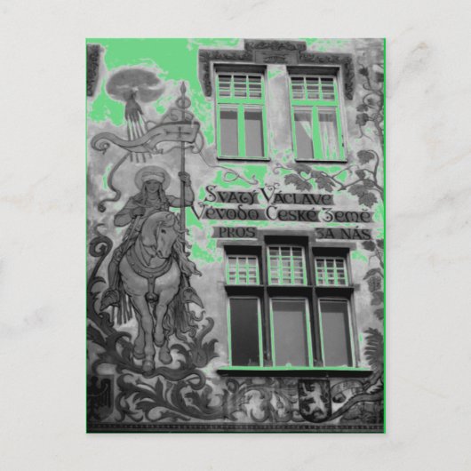 プラハ，チェコ ポストカード (正面)