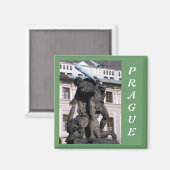 プラハ，チェコ マグネット (正面/裏面)