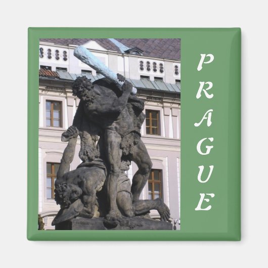 プラハ，チェコ マグネット (正面)