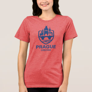 プラハ チェコ ヨーロッパ トライブレンドTシャツ