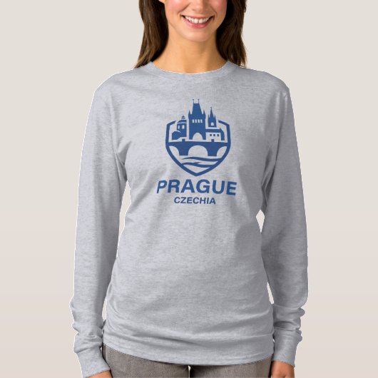 プラハ チェコ ヨーロッパ Tシャツ (正面)