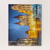 プラハ，チェコ，暗い後 ジグソーパズル (縦)