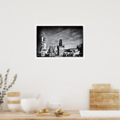 プラハ&チャールズブリッジタワー/チェコ ポスター (キッチン)