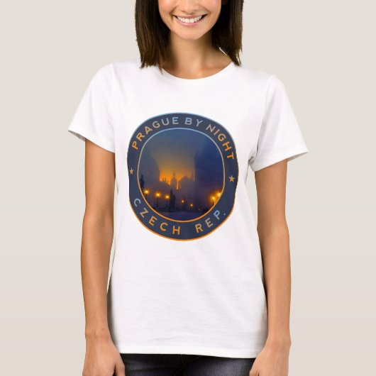 プラハ・バイ・ナイト Tシャツ (正面)