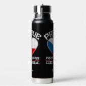 プラハ/プラハ名前をカスタムする ウォーターボトル (右面)