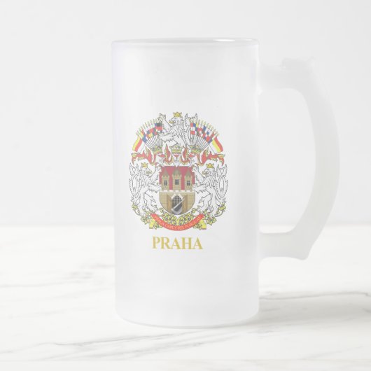 プラハ（プラハ） フロストグラスビールジョッキ (右)