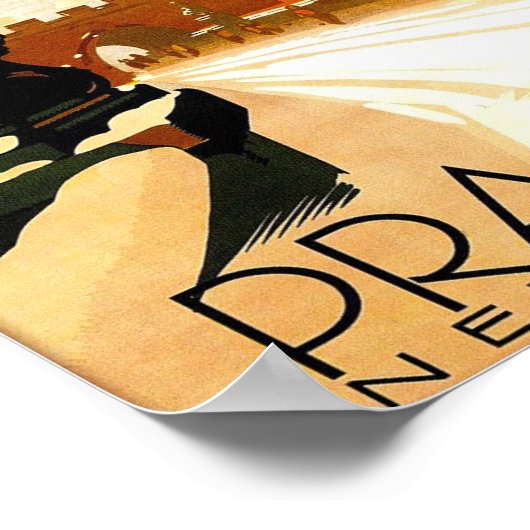 プラハ ポスター (角)