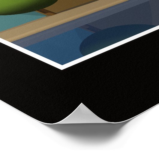 プラハ ポスター (角)