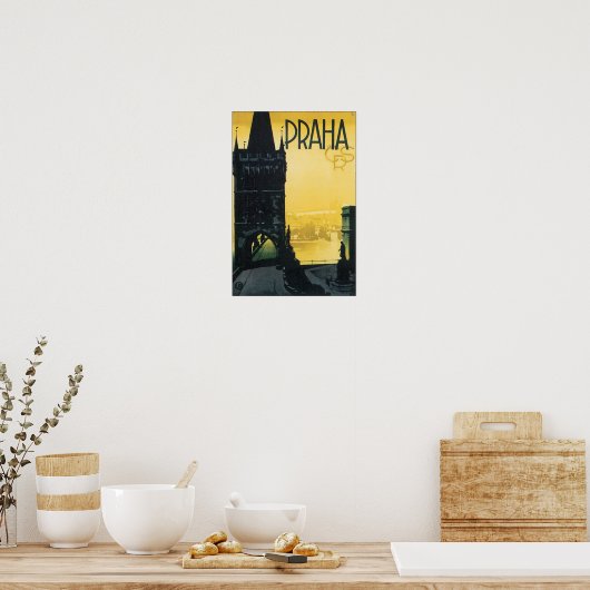 プラハ ポスター (キッチン)