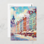 プラハ ポストカード (正面/裏面)