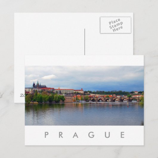 プラハ ポストカード (正面/裏面)