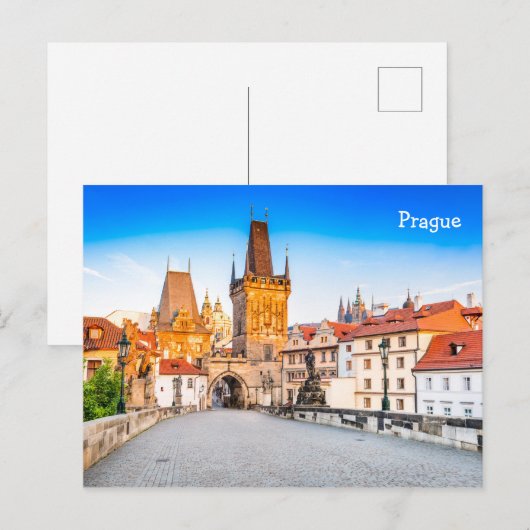 プラハ ポストカード (正面/裏面)