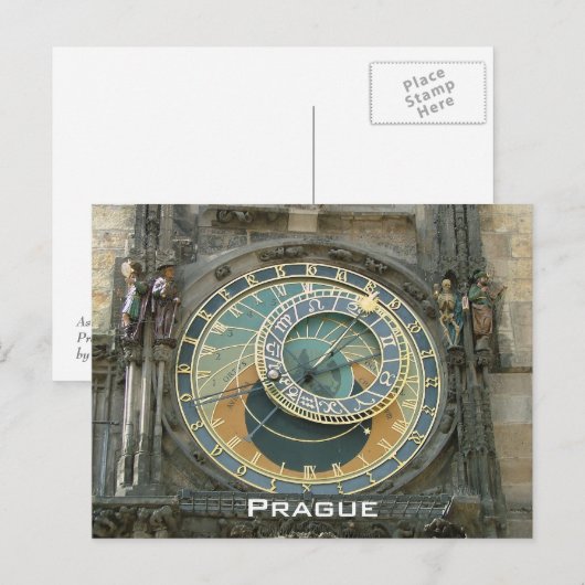 プラハ ポストカード (正面/裏面)