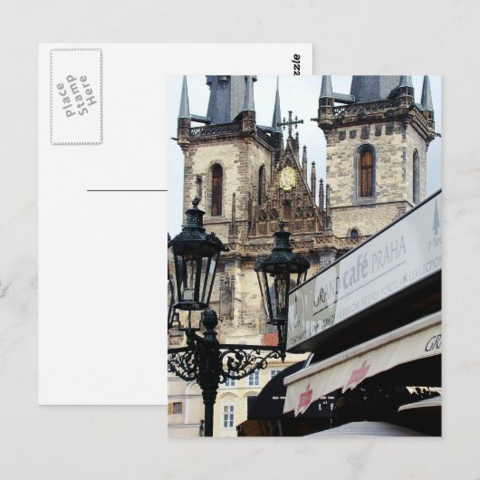 プラハ ポストカード (正面/裏面)