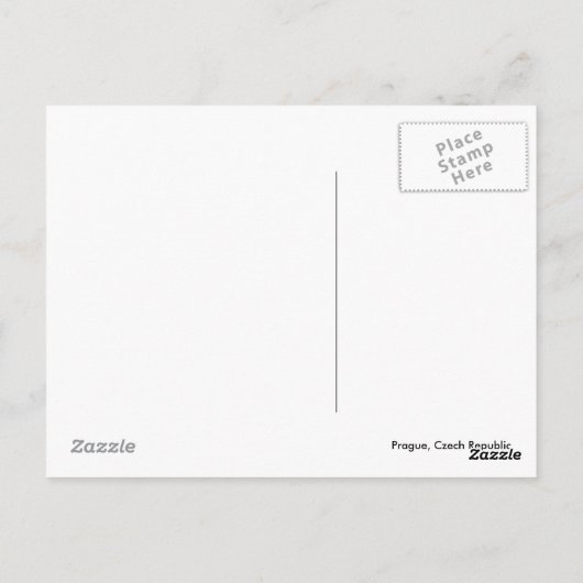 プラハ ポストカード (裏面)