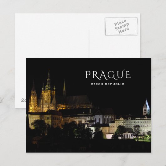 プラハ ポストカード (正面/裏面)