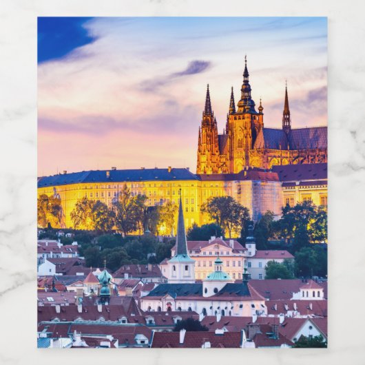 プラハ ワインラベル (シングルラベル)