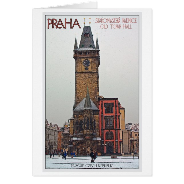 プラハ-古い市庁舎 (正面)