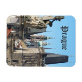 プラハ，旧市街広場，屋根 マグネット (横)