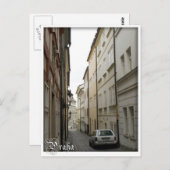 プラハ – 通り ポストカード (正面/裏面)