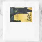 プラハ 長方形シール (バッグ)