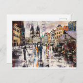 プラハ、Staromestska ポストカード (正面/裏面)