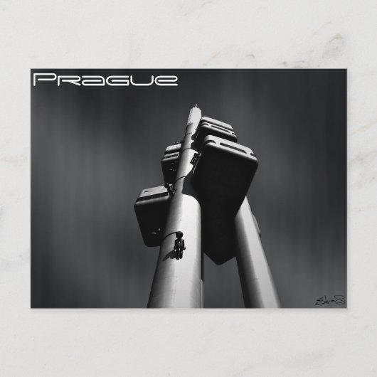 プラハTVタワー葉書 ポストカード (正面)