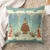 プラハw/angelsの幼児イエス・キリスト クッション (ブランケット)