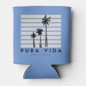 プラビダコスタリカパームツリーブルービール 缶クーラー (正面)