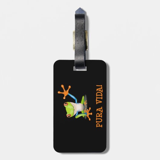 プラビダ ラゲッジタグ (裏面縦)