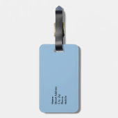 プラビダ ラゲッジタグ (裏面縦)