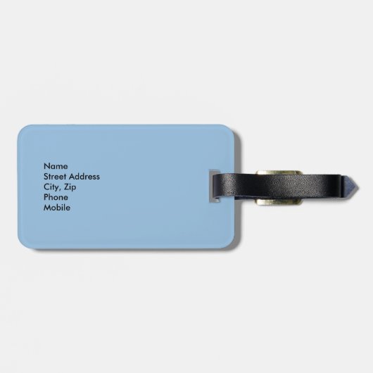 プラビダ ラゲッジタグ (裏面横)